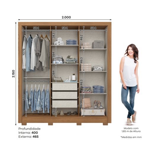 Ropero Be38 - Azeta Muebles