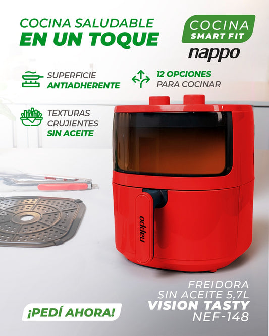 Freidora sin aceite 5,7 litros