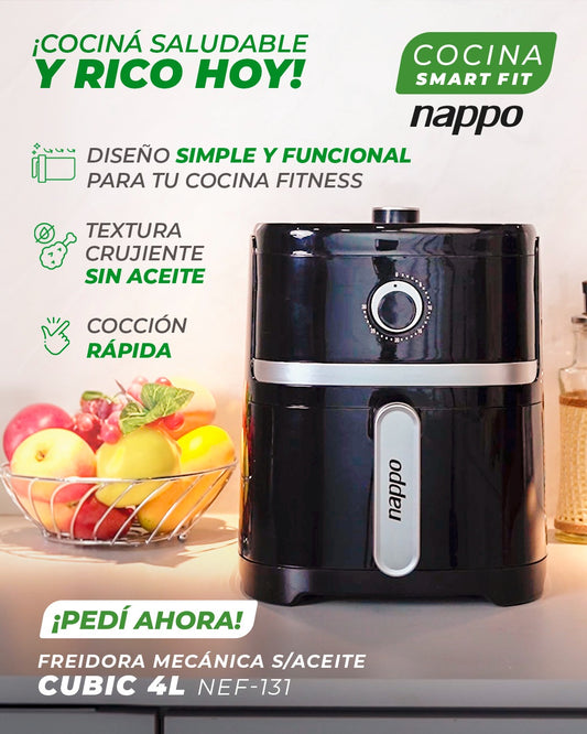 FREIDORA SIN ACEITE 4L NAPPO
