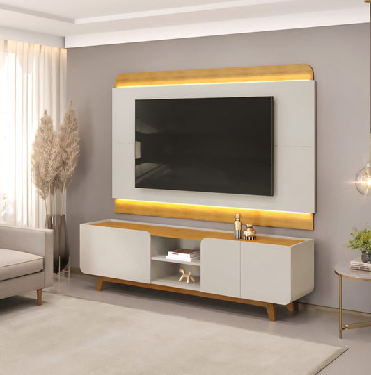 RACK Y PANEL NDN 75" - Azeta Muebles