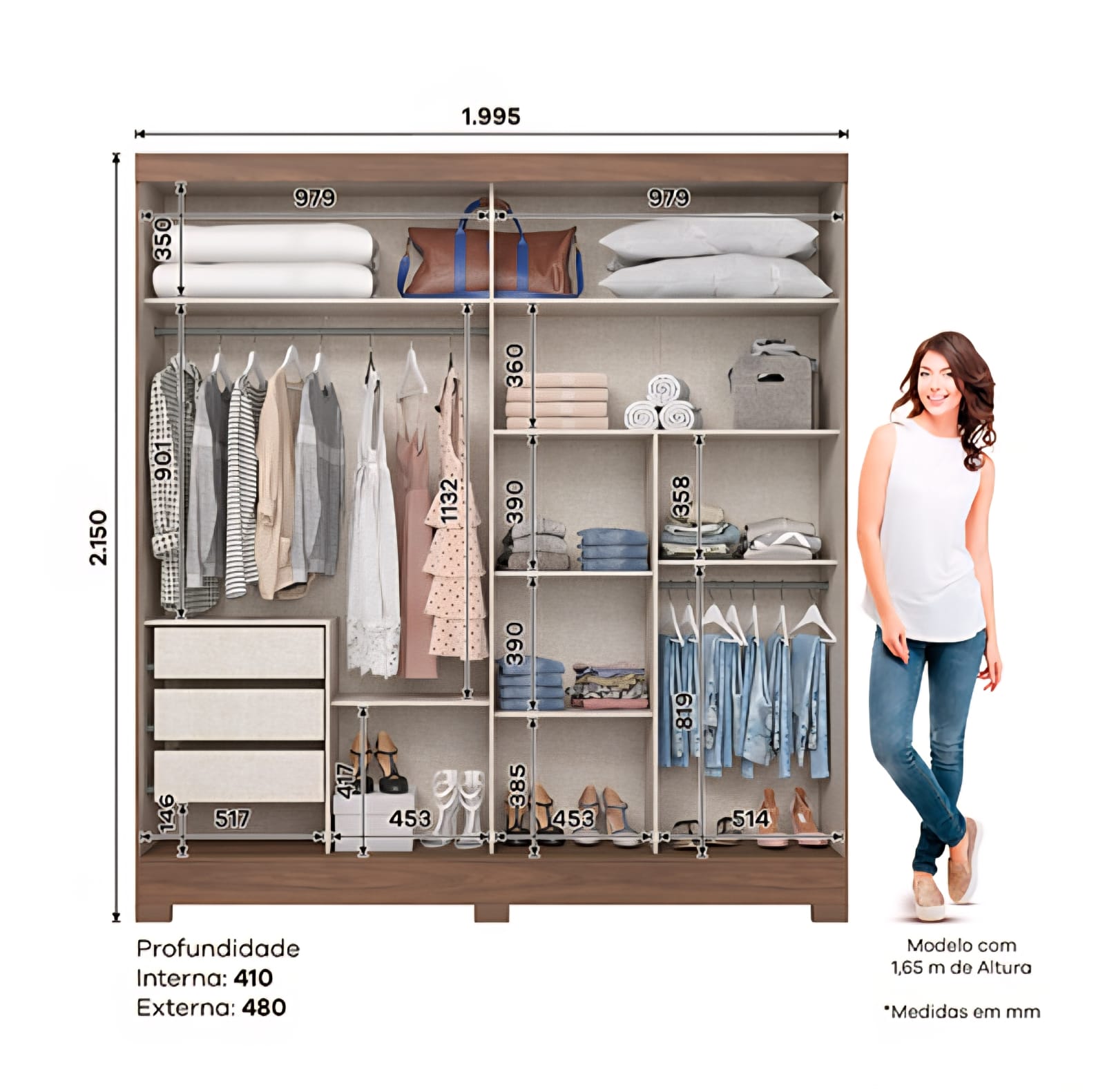 Ropero Be3 - Azeta Muebles